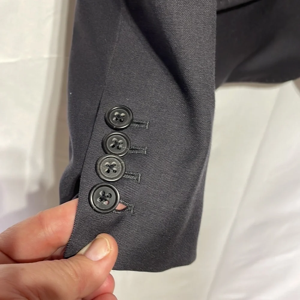 Jcrew  super 120 wool black jacket